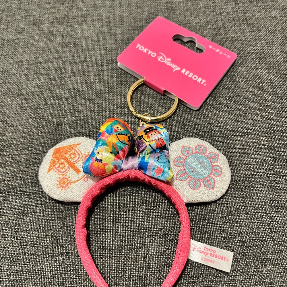 Disney Resort Colorful Ears Keychain